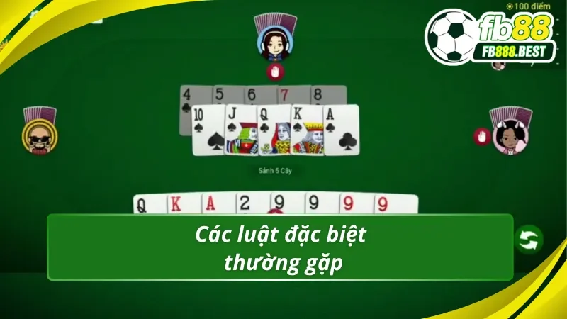 Một số luật chơi tiến lên miền nam đặc biệt phổ biến